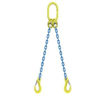 新素材新作 マーテック　ニ本吊りセット　チェーンスリング　使用荷重9.0t　TA2-EGKNA13 スリング、吊具
