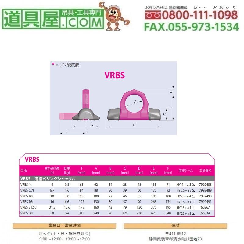 RUD　溶接式リングシャックル　使用荷重50T｜dougu-ya｜02