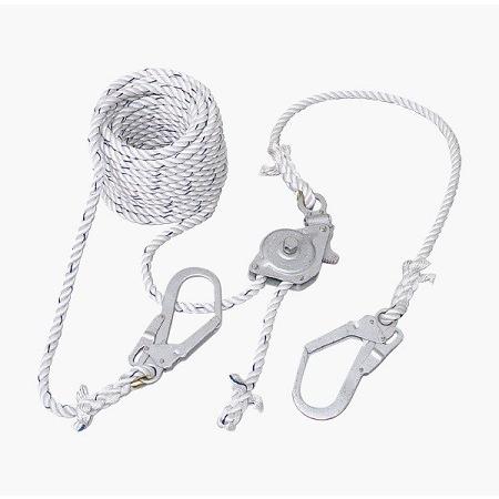 ツヨロン 水平親綱緊張器付GCハリップ ロープ長さ20m : 道具屋.com