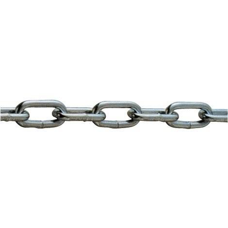 ブランコチェーン　ショートピンチ　電気メッキ　径6.0mm　長さ30m