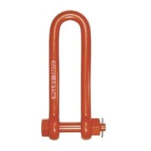 大洋　強力長シャックル ボルトナット止め　22X170　使用荷重6T　10個入り　