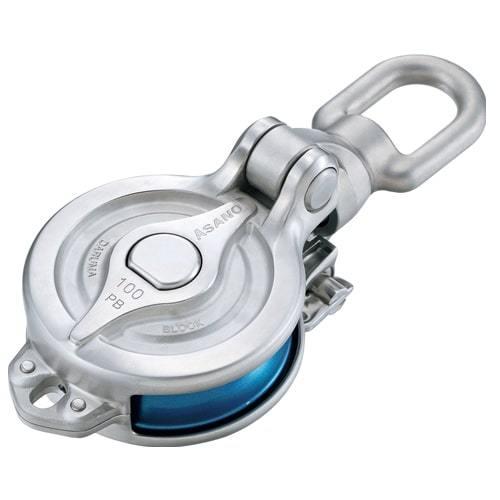 ステンレス滑車 ダルマブロックPB型 ベアリング入 使用荷重1.6T : 道具