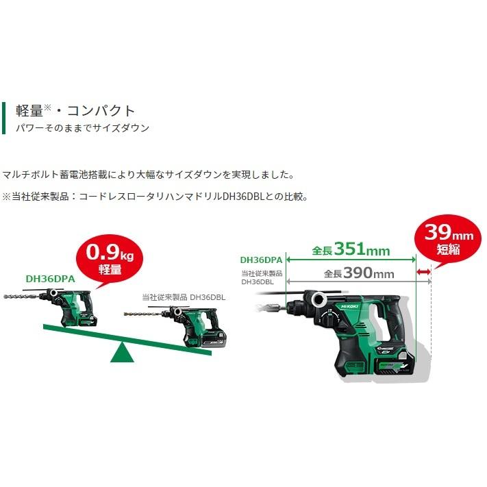 定価の88％ＯＦＦ HiKOKI ハイコーキ DH36DPF 2XP 充電式20mmハンマー