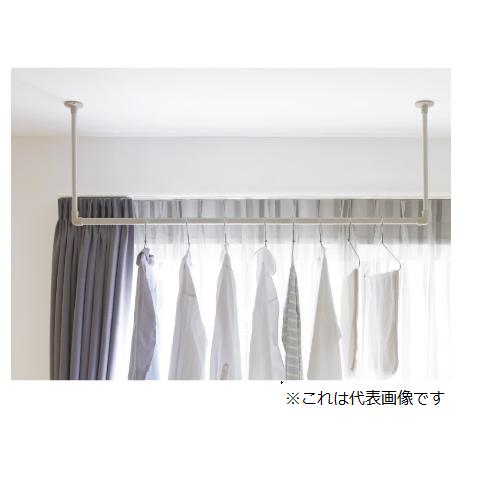TOSO ハンギングバー ハンギングバーH-1 天井付Cタイプ 天井付C W1400×H450mm 色：ホワイト 1セット【代引不可】の画像
