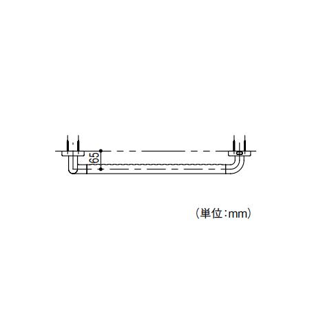 TOTO インテリアバー Iタイプ TS134GY6S♯NW1 φ32×600mm 色：ホワイト