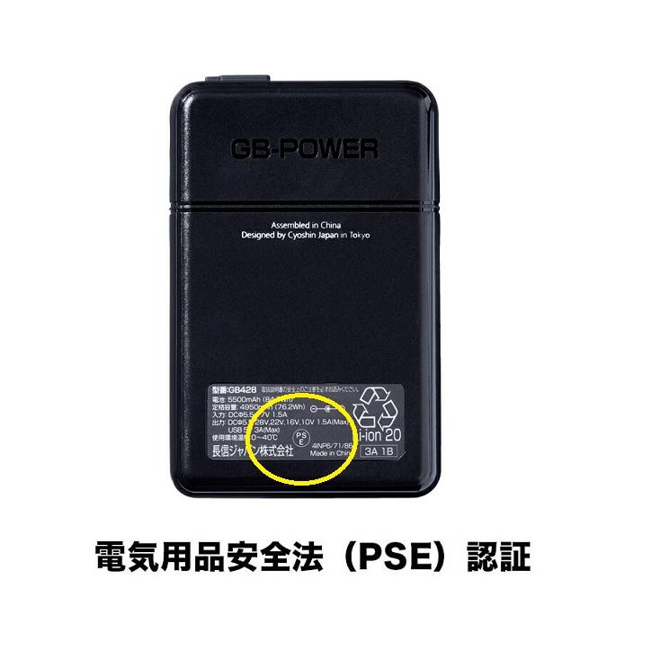 GB-POWER 2025年新型モデル 28VバッテリGB428＋カラーファンユニット