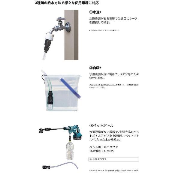 マキタ 充電式洗浄機 高圧洗浄機 MHW180DZ 18V ツールバックセット