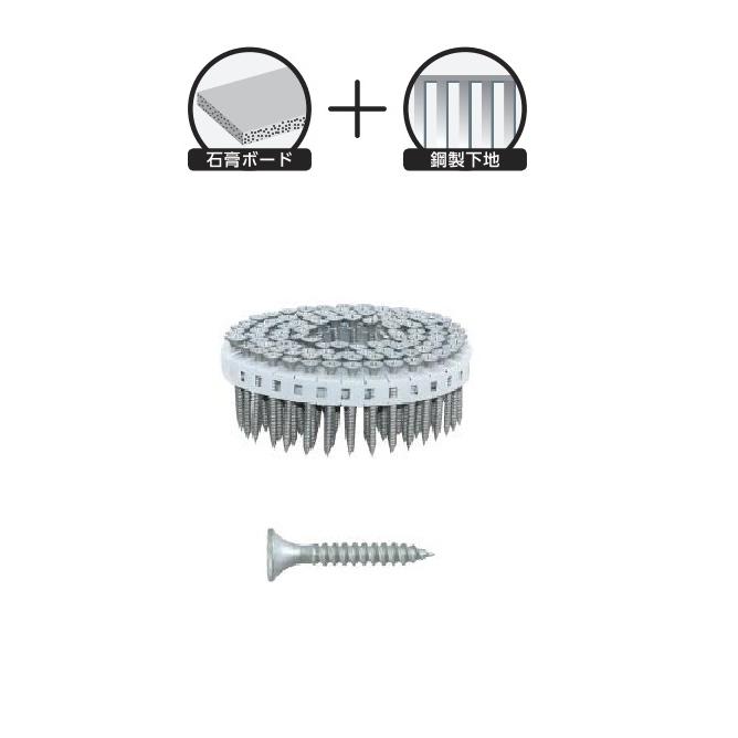 ムラタ KN ロール連結ネジ 軽天用 MRK35-28 100本×20巻×2箱 計4000本