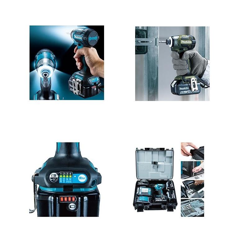 マキタ（makita） 18V充電式インパクトドライバ TD173DRGX バッテリ 