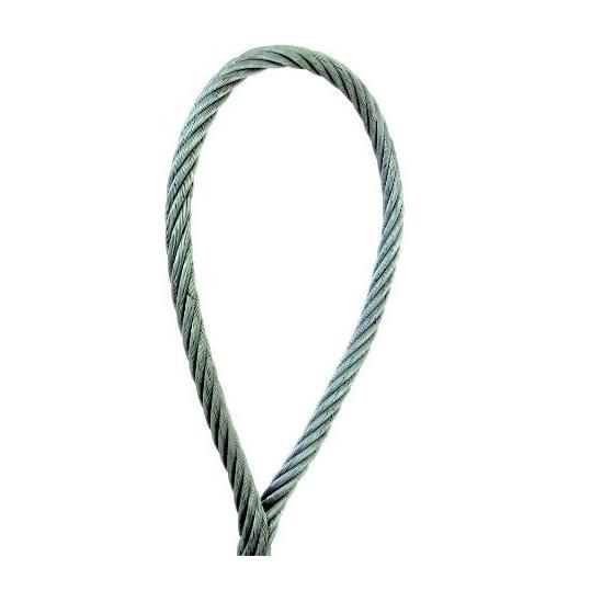 Ｗスリング玉掛ワイヤー20㎜ｘ1ｍ　２本（他サイズも） Wスリング玉掛ワイヤー 編み込み×ロック加工 ヒゲなし – モノツールプラス