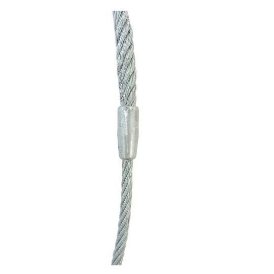 Wスリング 玉掛ワイヤー 径6mm×長2.0m JIS規格ワイヤーロープ使用