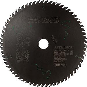 HiKOKI 卓上丸のこ用チップソー 黒鯱 190×75 0037-7182 集成材・一般  