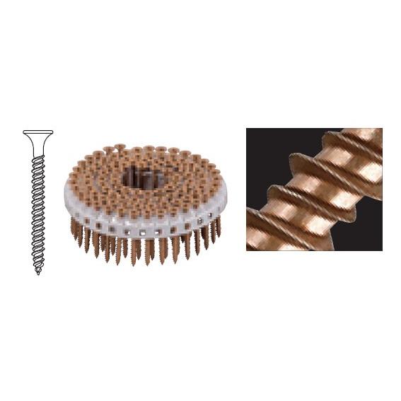 マキタ（makita） ボードネジ カラー連結ビス（コイルタイプ）、木質