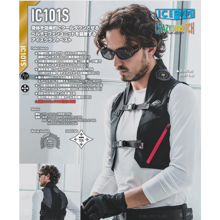 BURTLE（バートル） ペルチェ3個セット 単品販売！ BURTLE IC01-1