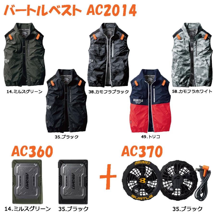 □2023年 新型モデル□バートル 19V ミルスグリーン・黒バッテリー＆黒