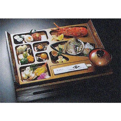 幕の内膳 プレート 嵐山 金パール 瓢箪 尺8 55cm 越前漆器 松花堂 弁当