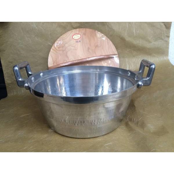 業務用 アルミDON打出円付鍋 33cm 木蓋付☆格安訳あり品☆ 在庫処分品  