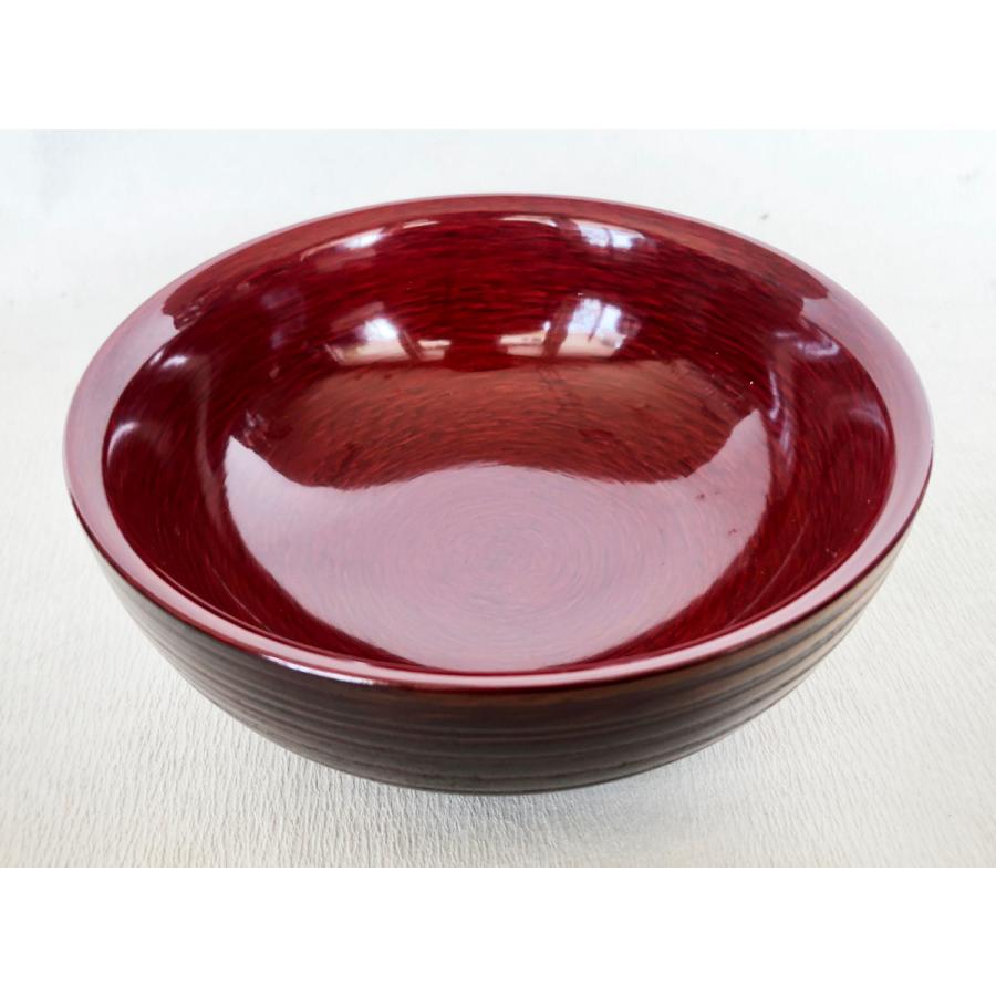 ボール 木製 後藤塗 多用ボール M 21cm 讃岐漆器 香川漆器 小鉢 : 台所 