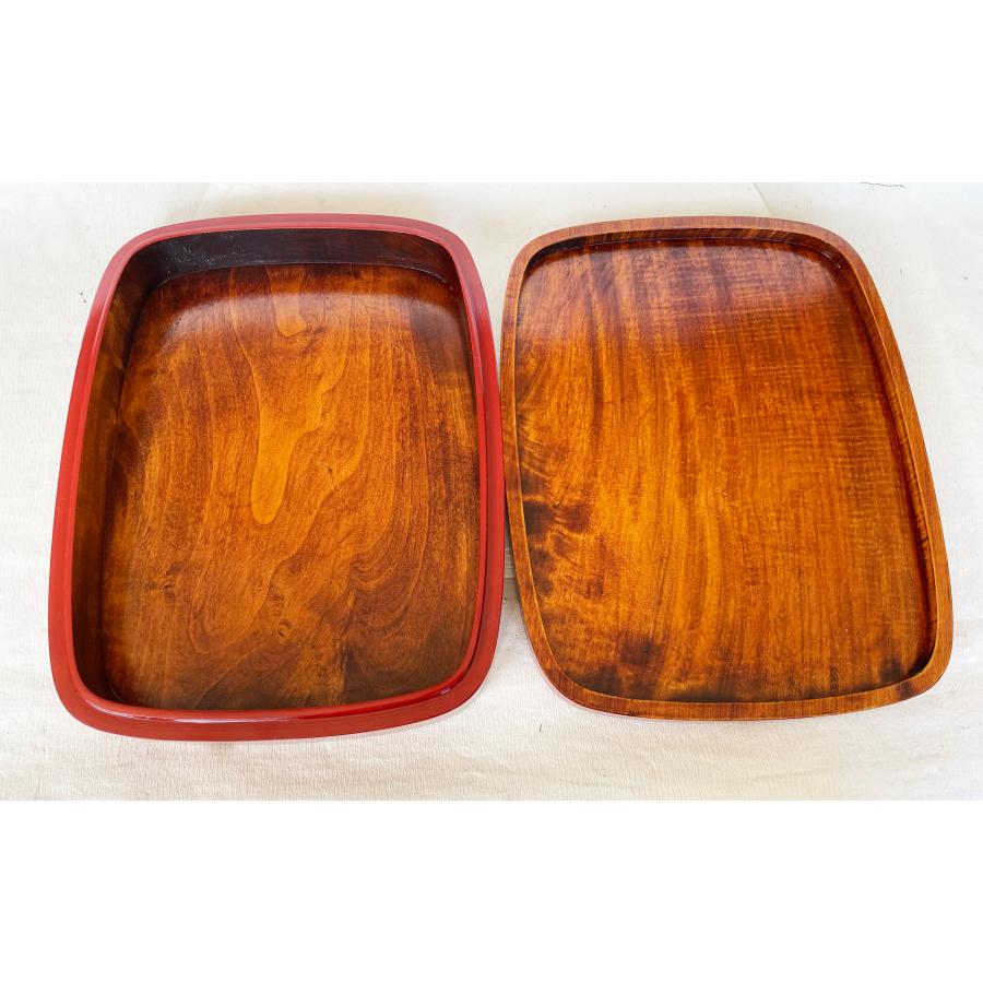 【新品|香川漆器】漆塗 小物箱 木製 収納箱 約27cm 硯箱 漆器 漆塗 木製 胴張硯箱 後藤塗 讃岐漆器 香川漆器 : 台所の道具