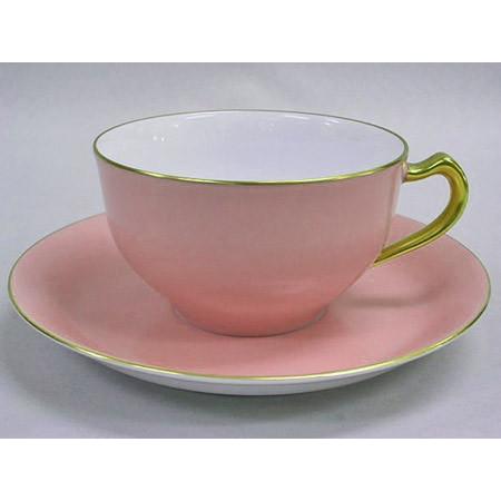 大倉陶園 コーヒー碗皿 ピンク ティー・コーヒー兼用カップ＆ソーサー :OK1CU1091:台所の道具屋筋 - 通販 - Yahoo!ショッピング