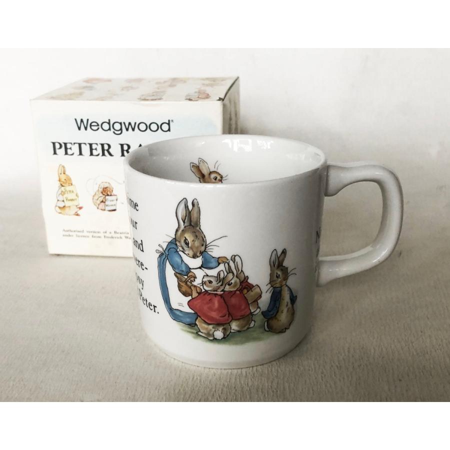 ウェッジウッド Wedgwood ピーターラビット 旧刻印 英国製 マグカップ  