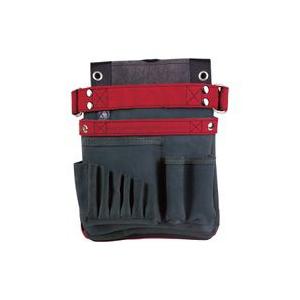 HB-554R 赤 HB-554K 黒 中 ふくろ倶楽部 伝説plus 腰袋 釘袋 : どうぐ