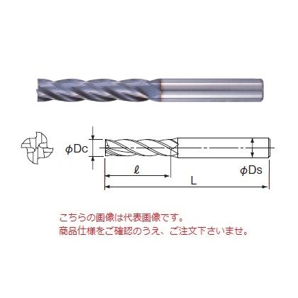 不二越 (ナチ) ハイスエンドミル 4AGEL24 (AG ミル 4枚刃ロング)