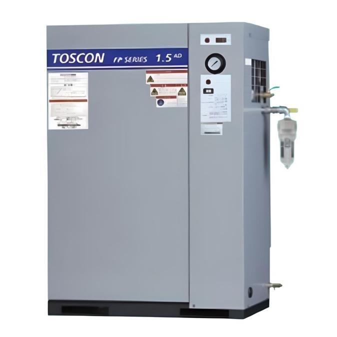 東芝 (TOSHIBA) エアコンプレッサー 給油式 FP85-15TAD (三相200V 50Hz)〈冷凍式エアドライヤ内蔵形〉