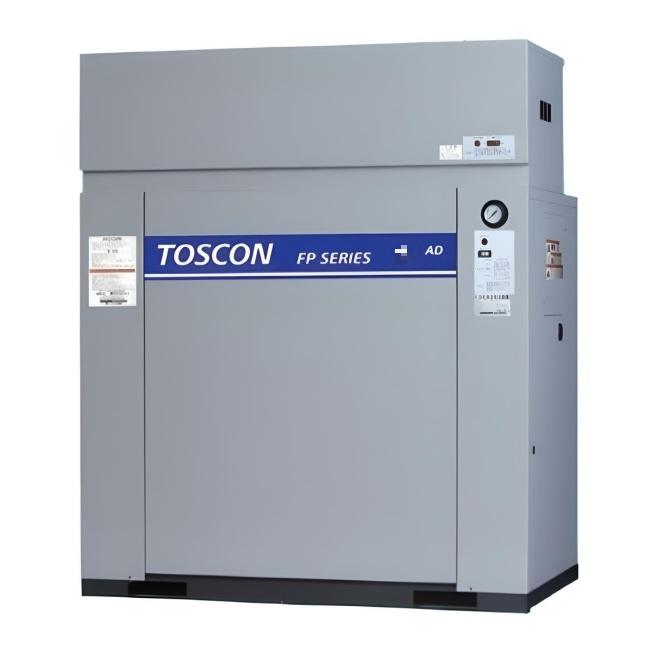 東芝 (TOSHIBA) エアコンプレッサー 給油式 FP85-75TAD (三相200V 50Hz)〈冷凍式エアドライヤ内蔵形〉