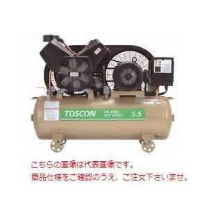 【直送品】 東芝 (TOSHIBA) エアコンプレッサー 無給油式 VLT106-7T (三相200V 60Hz) 【大型】｜douguyasan