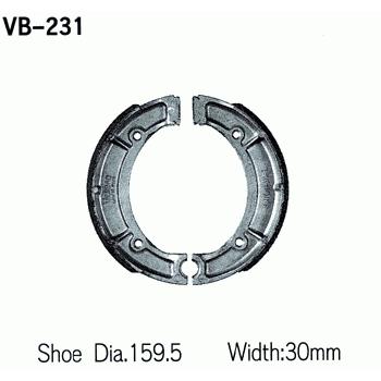 Vesrah VB-231 ブレーキシュー YP250/XS250R/S/XS250/S/SPECIAL