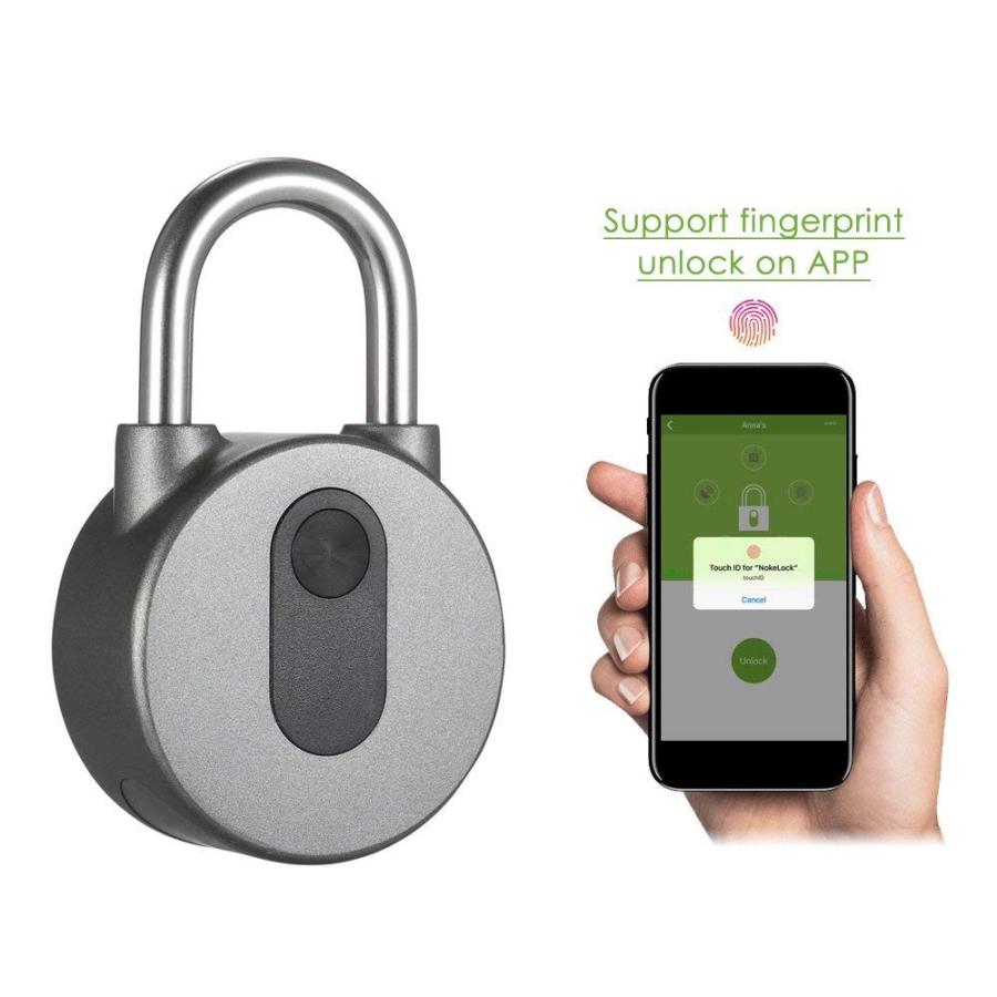 スマート キーレス ロック Nokelock 南京錠 Android iOS 対応 Bluetooth : ゲーム卸売り堂本商店ラークヨルク ...