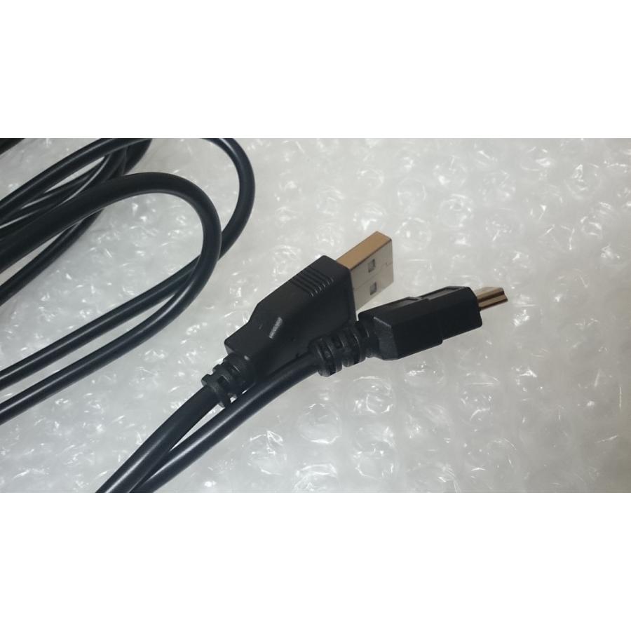 USBケーブル A-miniBタイプ 【PS3 PSP対応】 3.0m ブラック : ゲーム