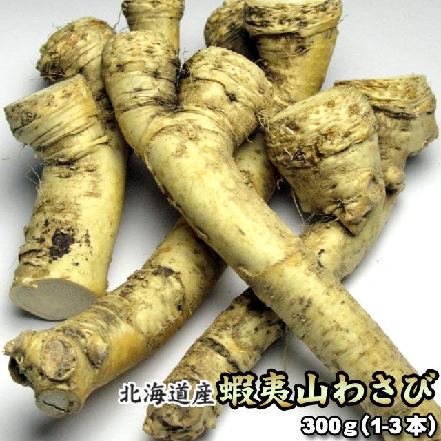 山わさび 北海道産 蝦夷山わさび 西洋わさび 300g 送料無料沖縄は送料