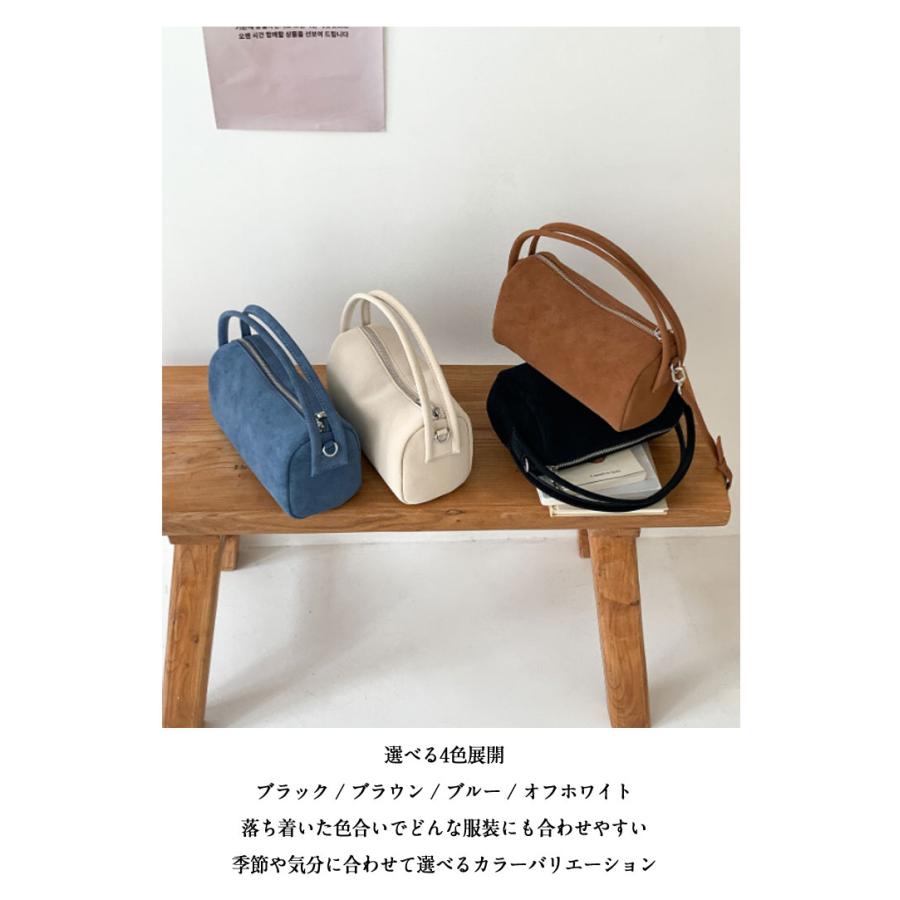 スエード調 きれいめ バッグ スウェード 柔らか ハンドバッグ スエード