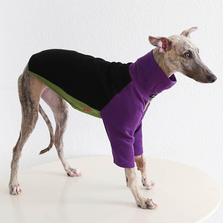 ペットウェア イタグレ ハイネック ボーダー イタグレ服 ウィペット 服