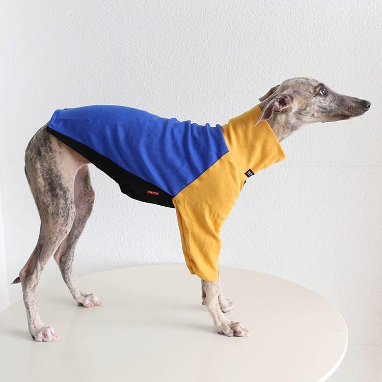 ペットウェア イタグレ ハイネック ボーダー イタグレ服 ウィペット 服