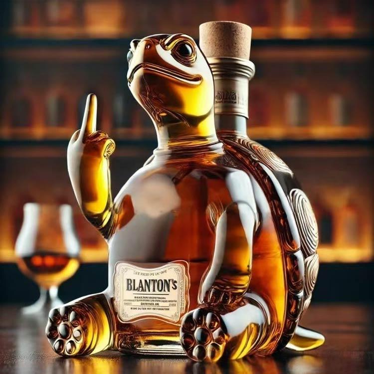 特大!! バットの型の金平糖瓶　蓋付き　早稲田 ワイン Bottle 密封 ウイスキーデキャンター デキャンタ Animal グラス