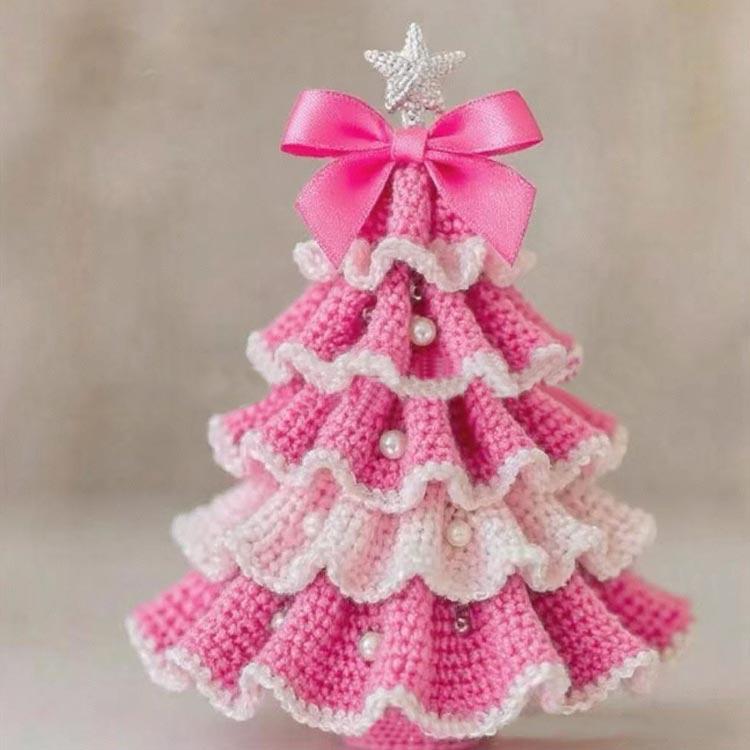 ハンドメイド クリスマスツリー 編み物 キット クリスマスツリー ハンドメイドツリー 初心者 かぎ編み