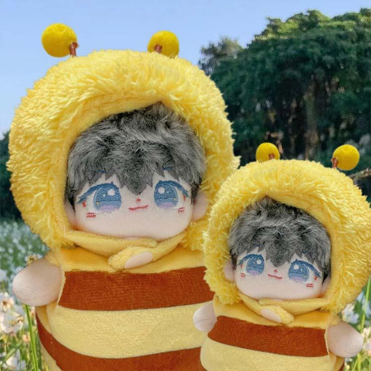 ミツバチ 10cm コスチューム 小さい ぬい服 蜂 人形 みつばち ぬい活