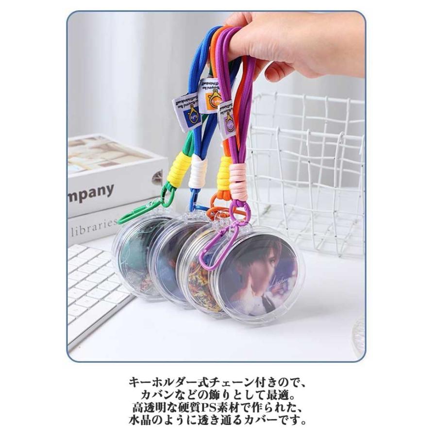 缶バッジ 2個セット 痛バッグ バッジバッグ ケース 透明 缶バッチ