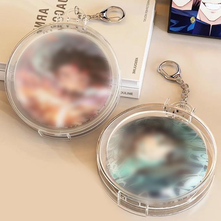 58mm ケース 75mm 缶バッチ 缶バッジ クリアケース コレクション 缶