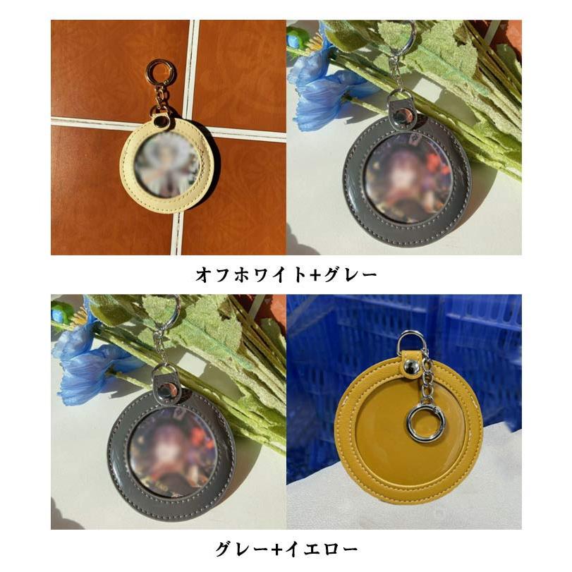 缶バッジ ケース 傷防止 2枚入り キーホルダー 高い透明性 缶バッジ