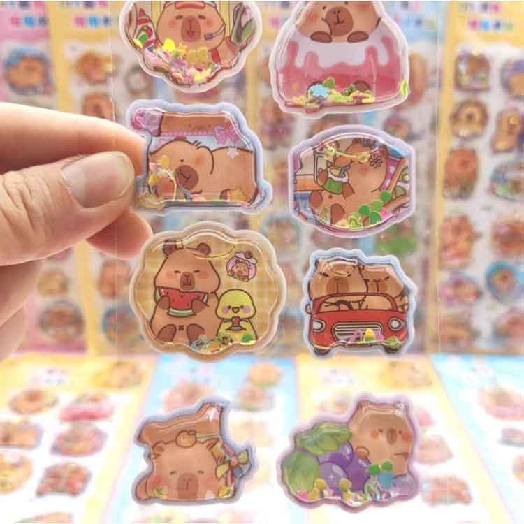 12枚セット ご褒美シール ぷくぷくシール ぷっくりシール 水入りシール