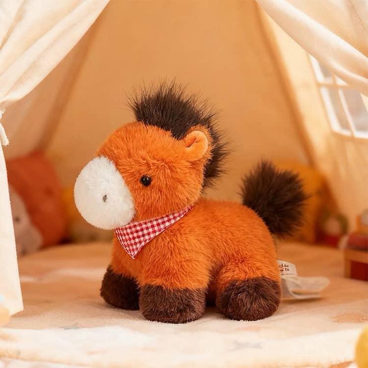  Little Horse うまぬいぐるみ ふわふわ もちもち 馬 ぬいぐるみ うまぬいぐるみ グッズ 可愛いぬい