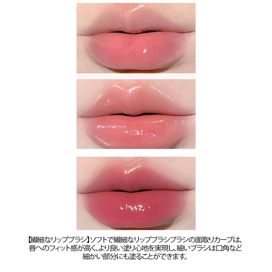 鏡面 マットリップ Mooekiss 透け感 マット 口紅 リップティント 2in1