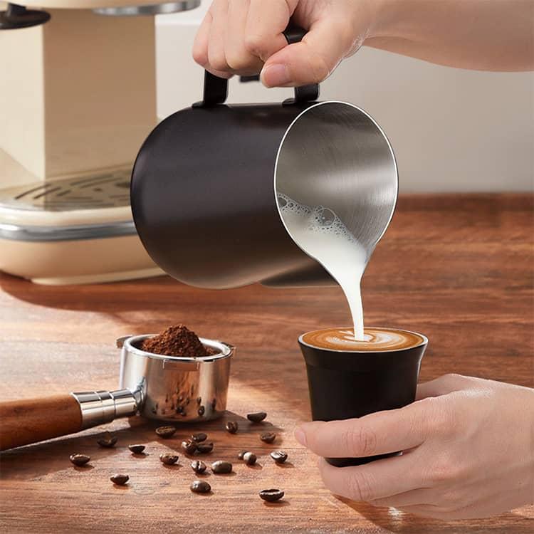 スチーム ラテアート ミルクピッチャー 600ml エスプレッソ ミルク