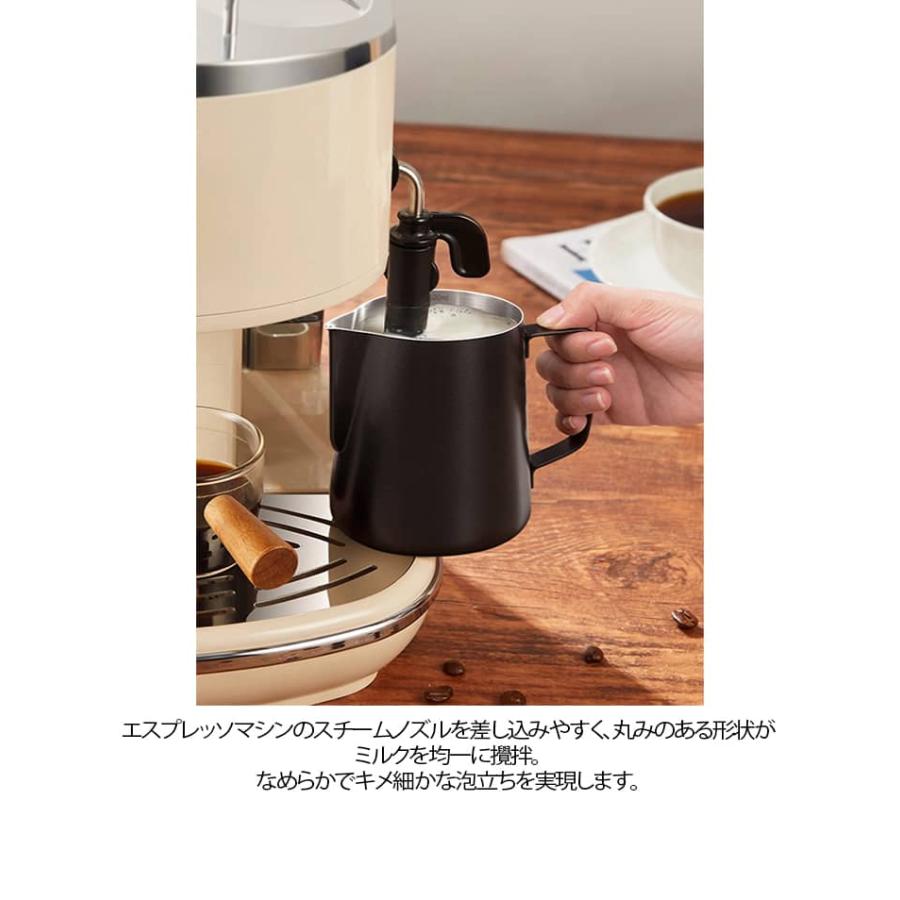 スチーム ラテアート ミルクピッチャー 600ml エスプレッソ ミルク