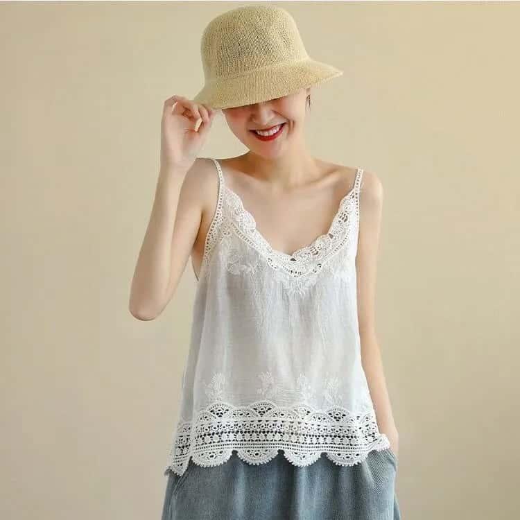 キャミソール キャミ レディース tシャツ トップス インナー 花柄
