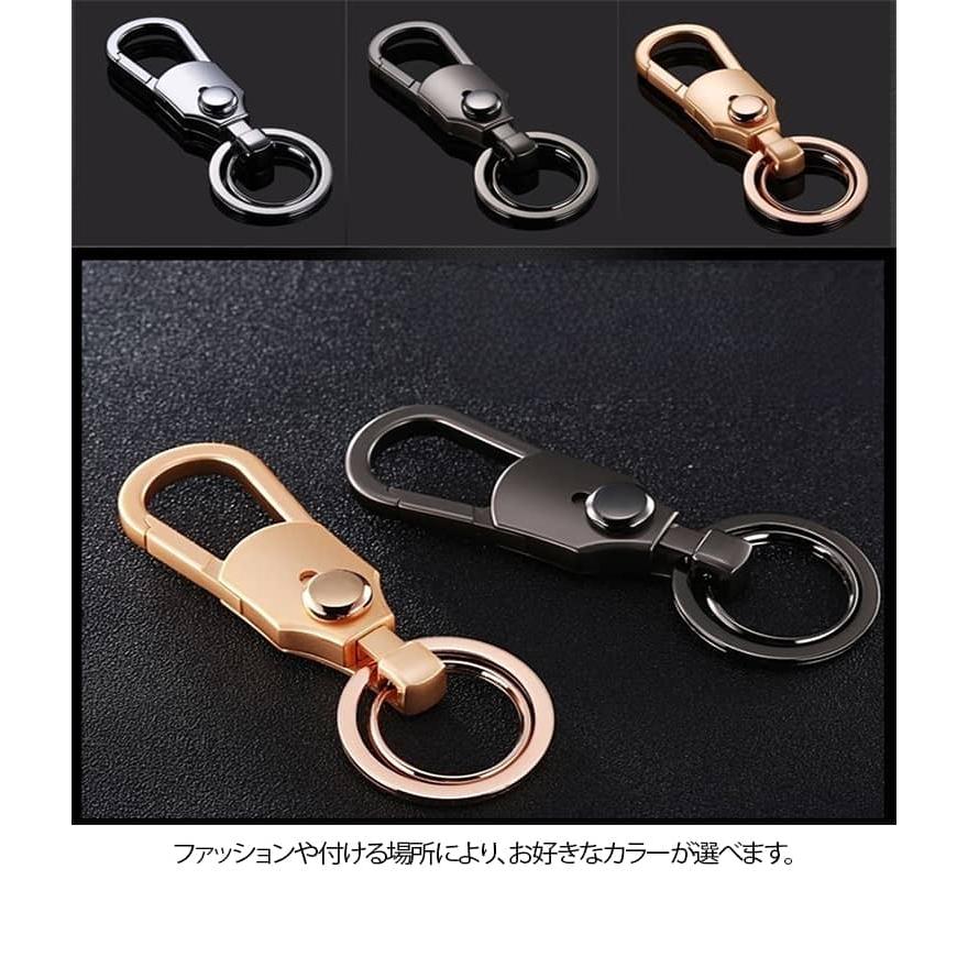 キーリング カラビナ 取り外し 着脱 簡単 オシャレ キーホルダー